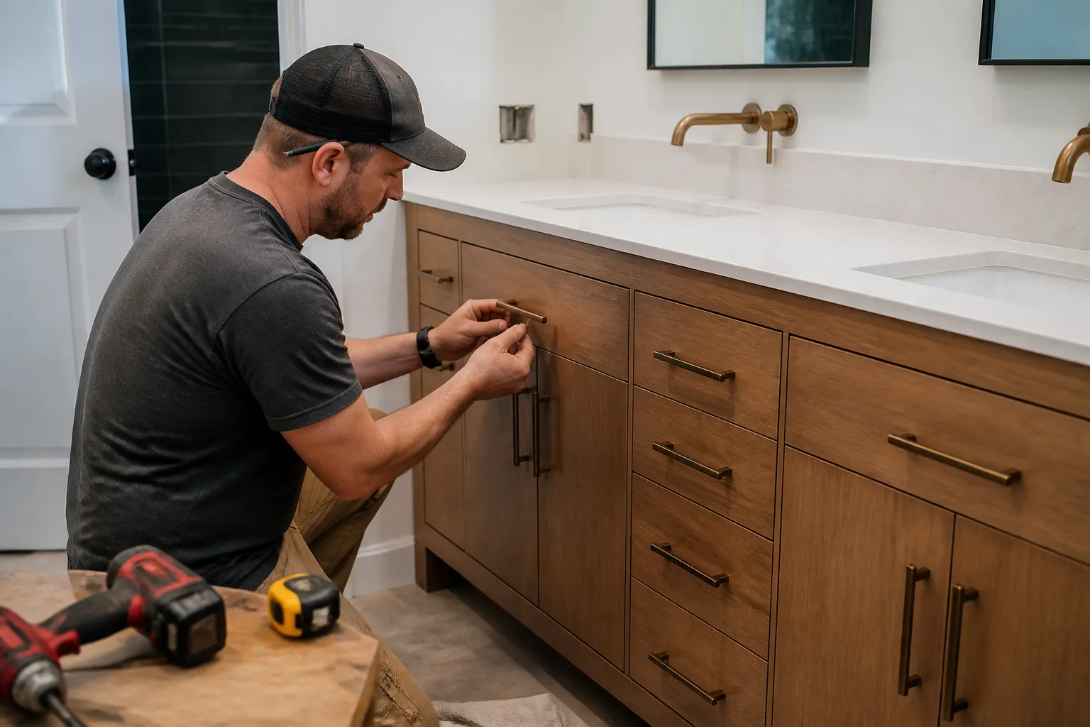Custom Bathroom Cabinets